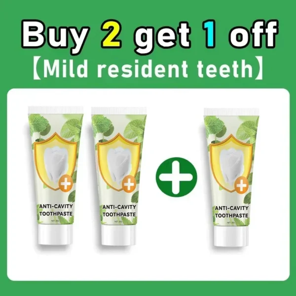 Anti Decay Toothpaste Repairs Cavities, Removes Cavities, Cleans Plaque, Whitens Teeth, and Freshens Breath